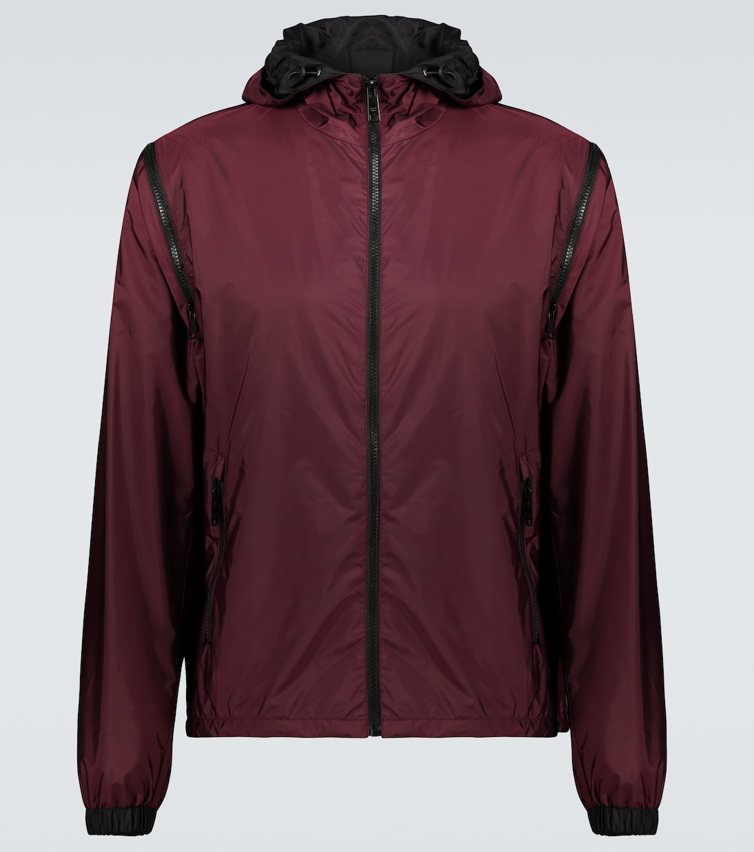 technical jacket with zip-off sleeves | Prada