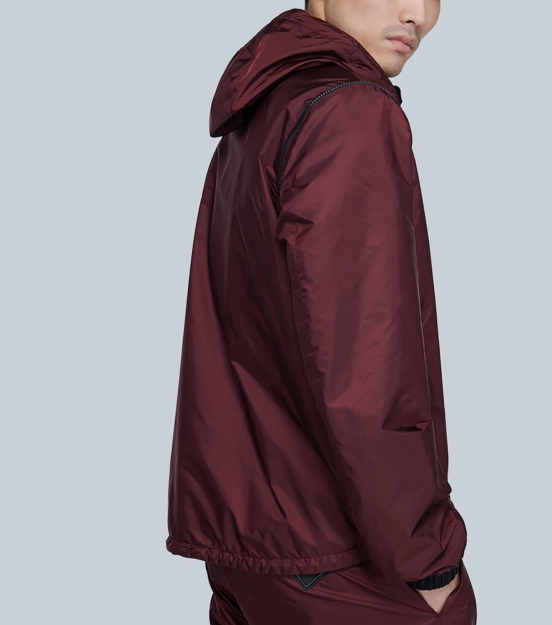 technical jacket with zip-off sleeves | Prada