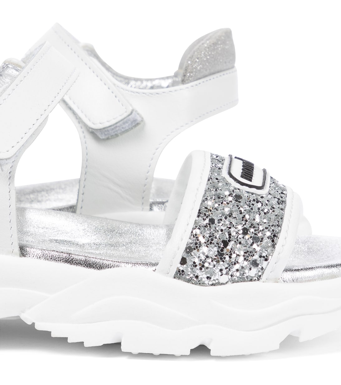 Sandalen mit Glitter | Monnalisa