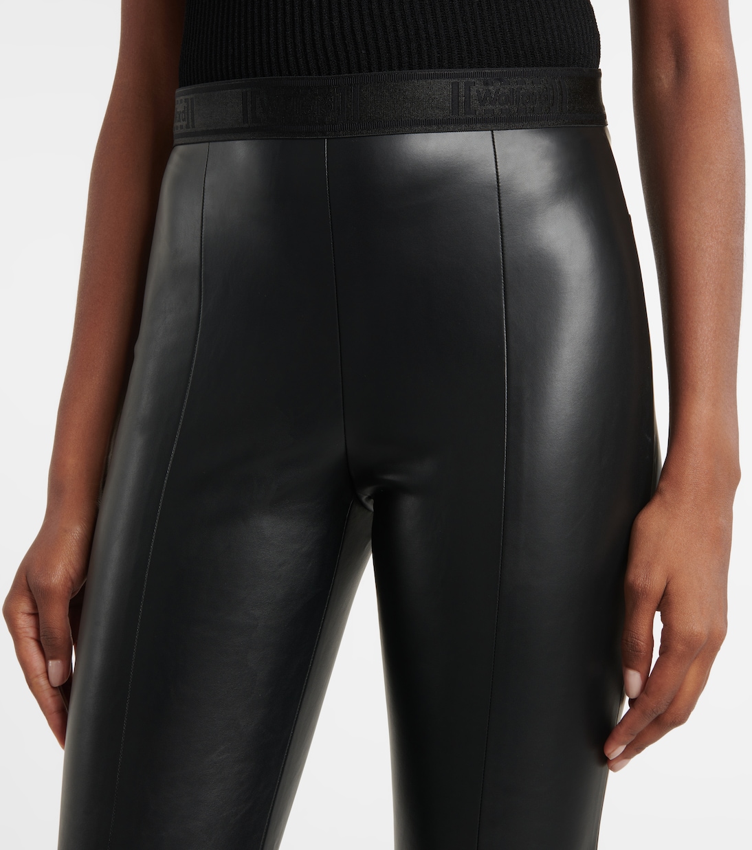 Jenna slim faux leather pants | Wolford