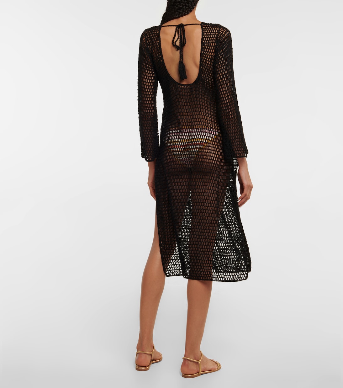 Vestido de playa Zen Mesh de croché | Anna Kosturova