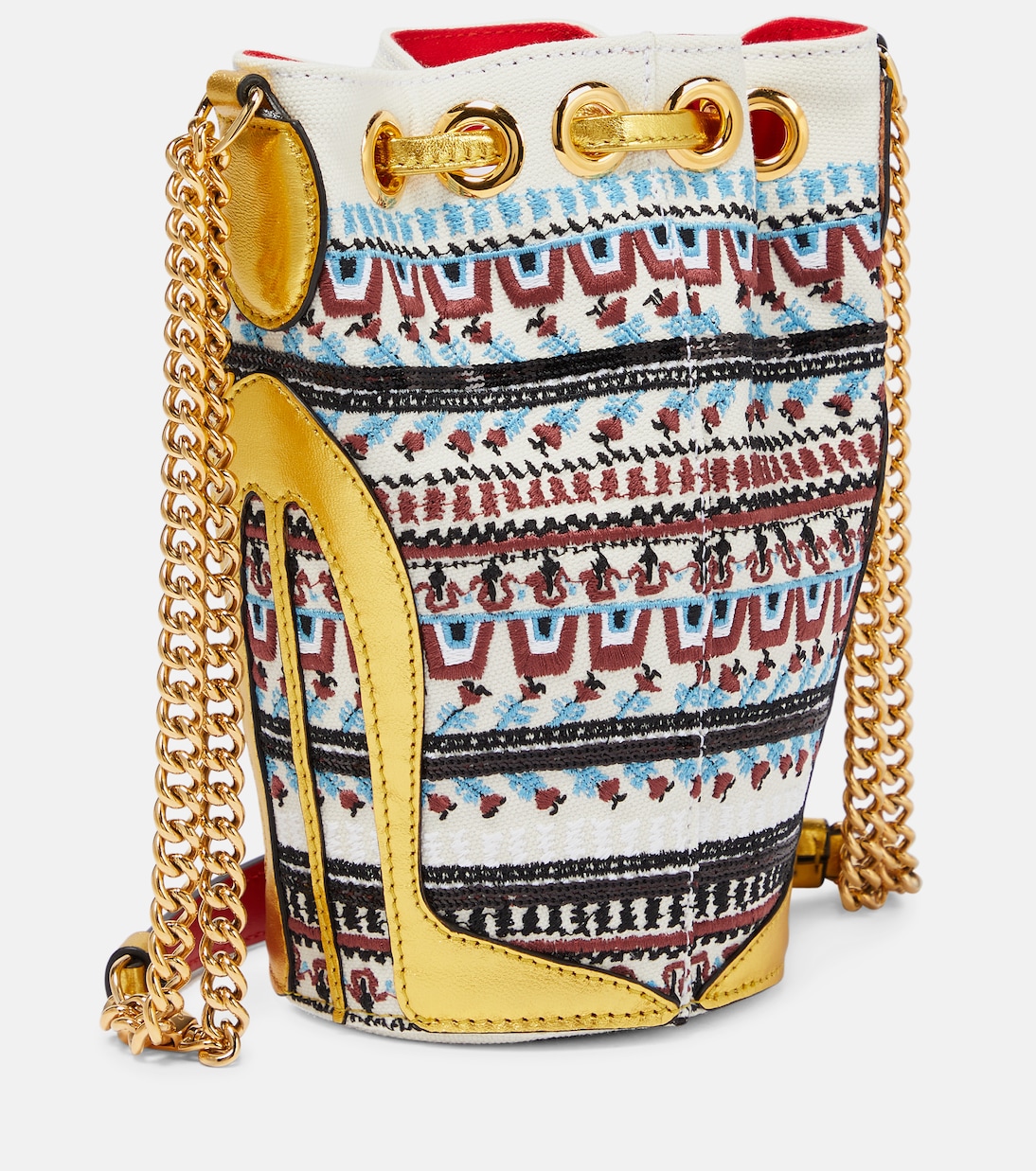 Secchiello Loubiphore con ricamo | Christian Louboutin
