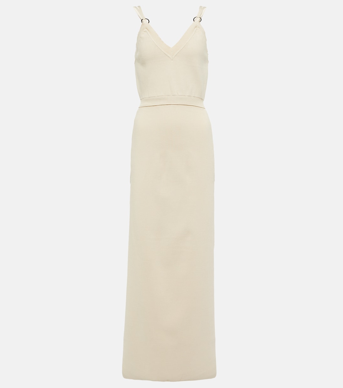 Verziertes Midikleid aus Strick | Rabanne