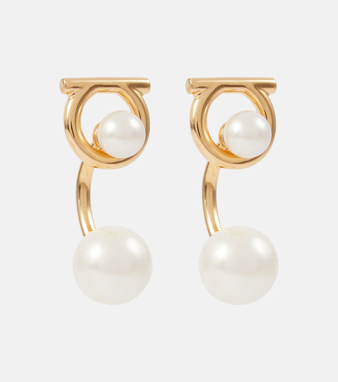 Ohrringe Gancio mit Zierperlen | Ferragamo