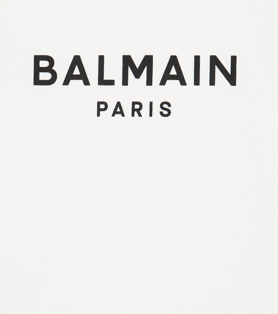 Camiseta de algodón con logo | Balmain Kids