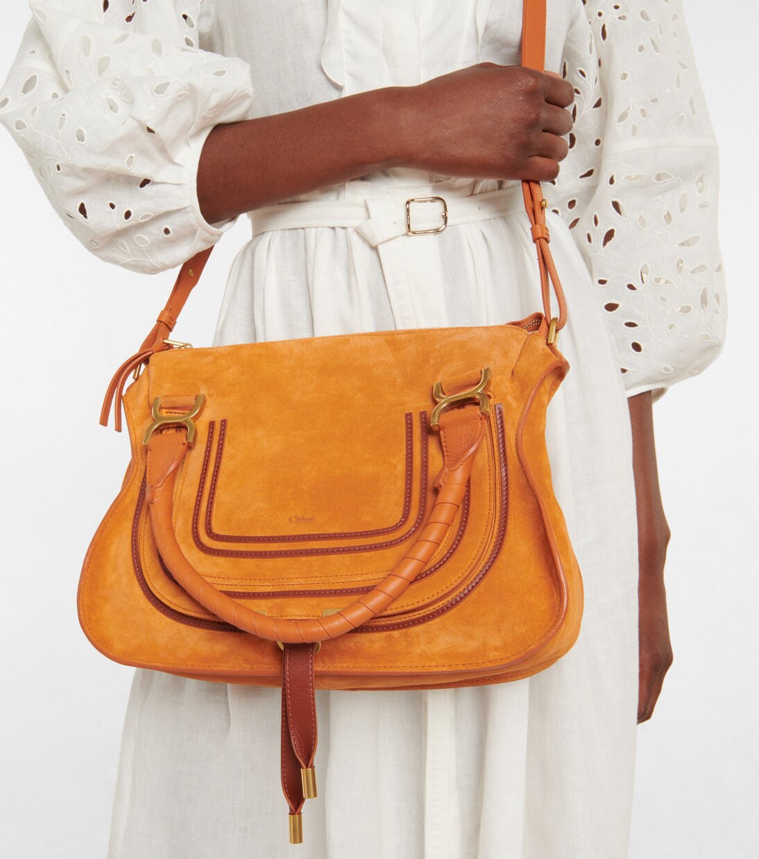 Sac Marcie Medium en daim | Chloé