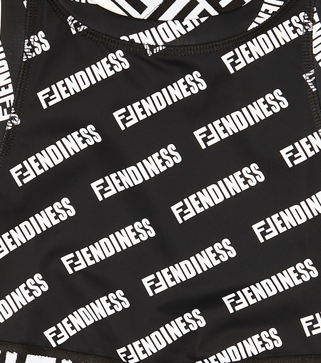 Crop-Top FF aus Jersey | Fendi Kids