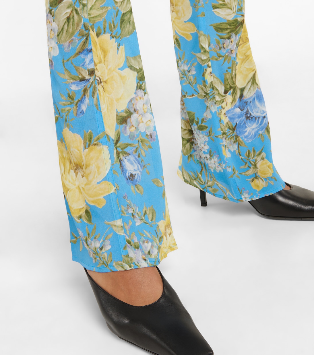 Flared floral pants | Acne Studios