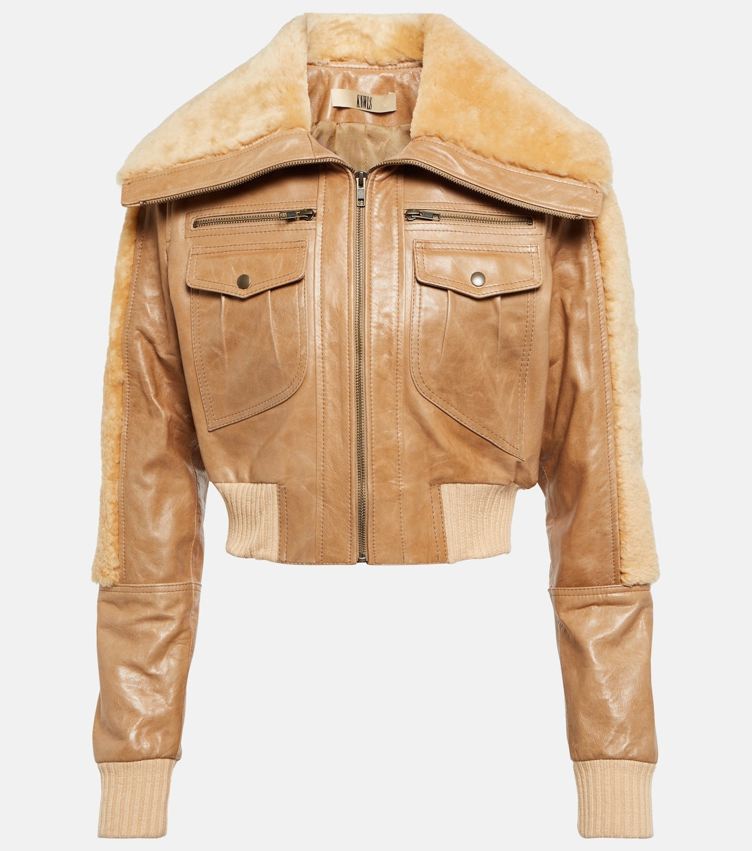 Chaqueta de piel Z-2 con borrego | KNWLS