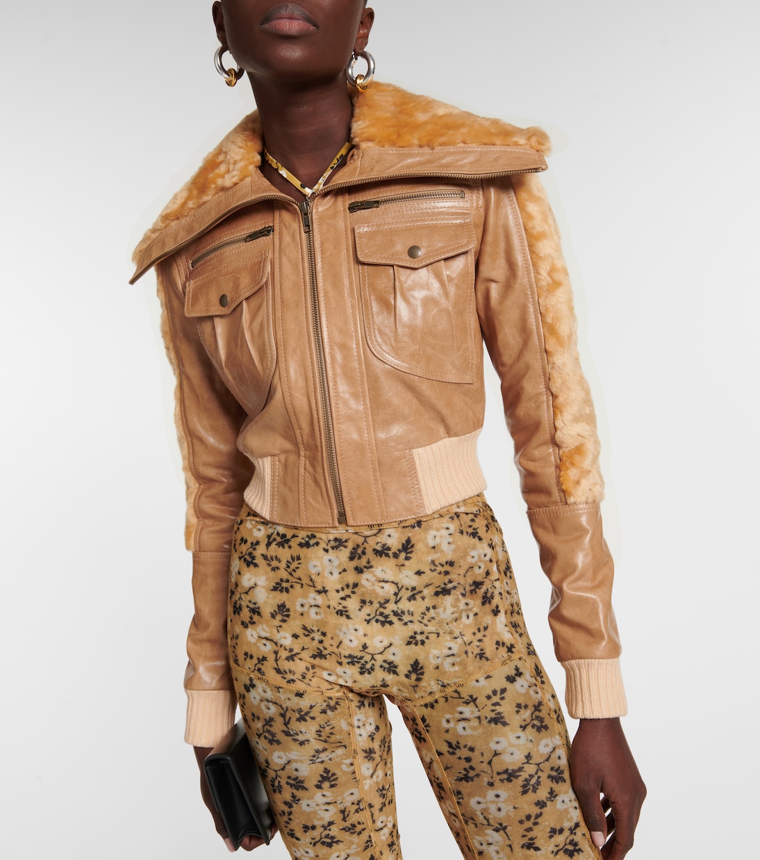 Chaqueta de piel Z-2 con borrego | KNWLS