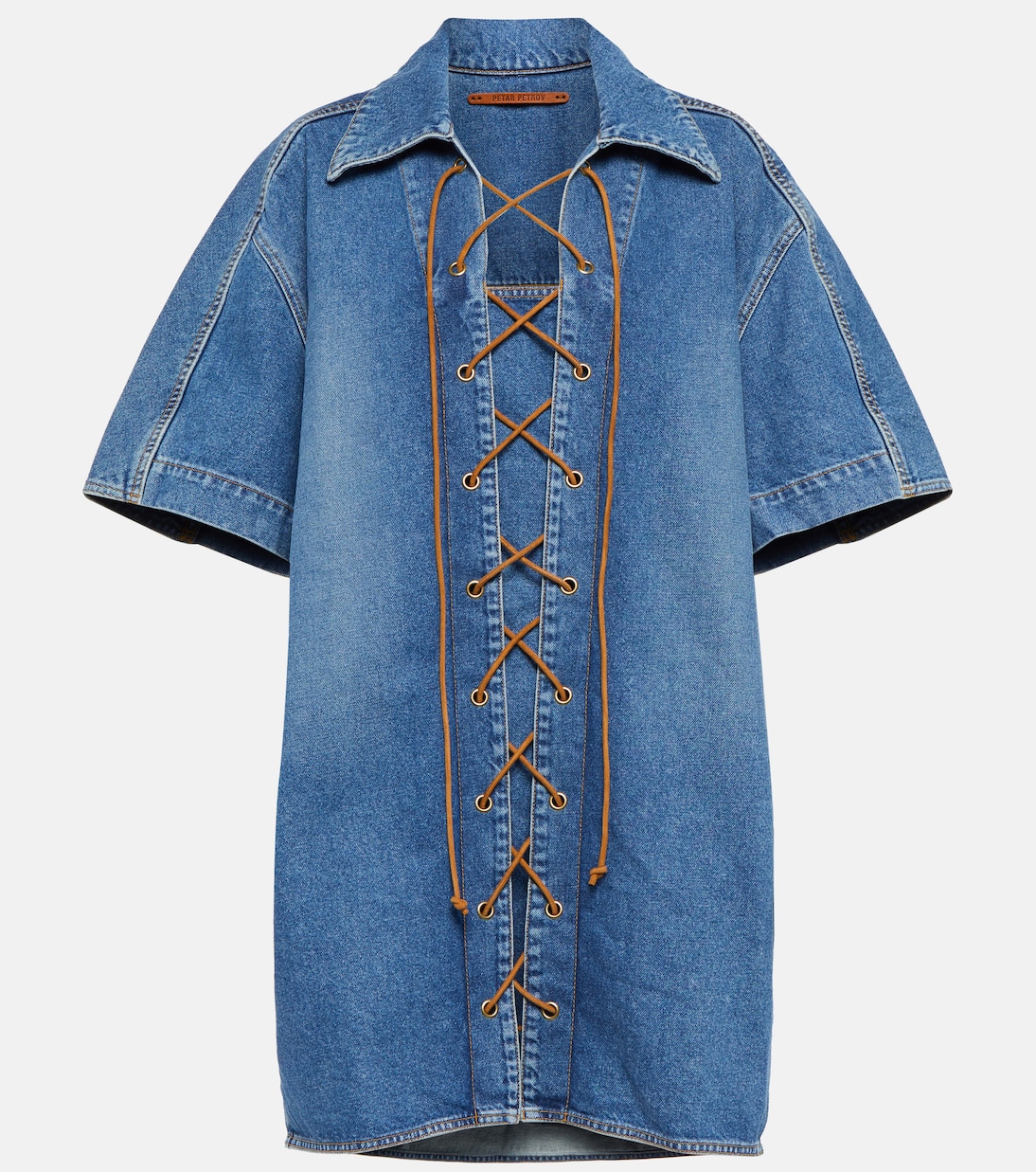 Amos denim minidress | Petar Petrov
