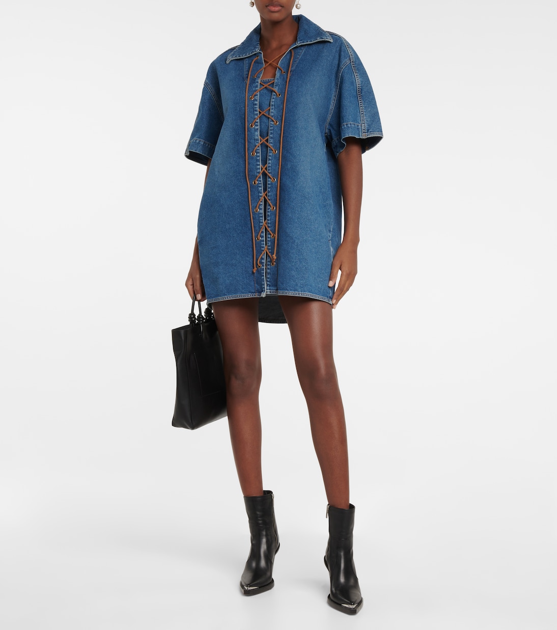 Amos denim minidress | Petar Petrov