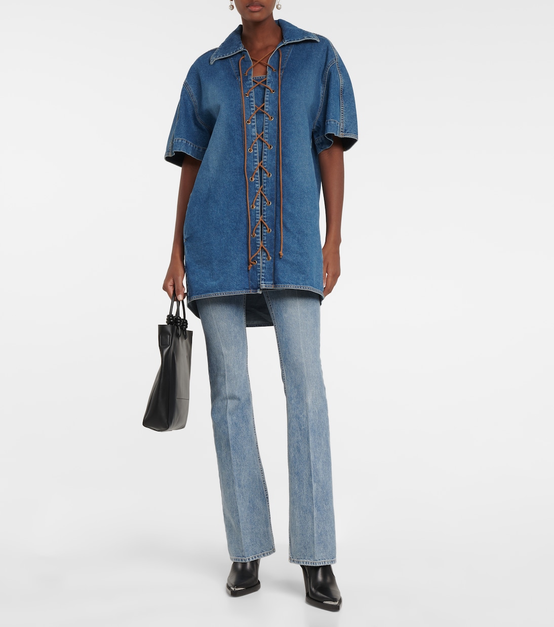 Amos denim minidress | Petar Petrov