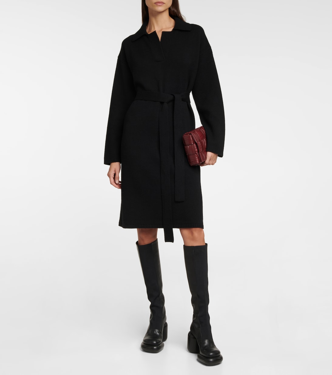 Midikleid aus Wolle | Joseph