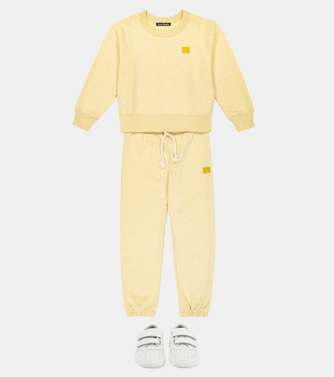 Face cotton sweatpants | Acne Studios Kids