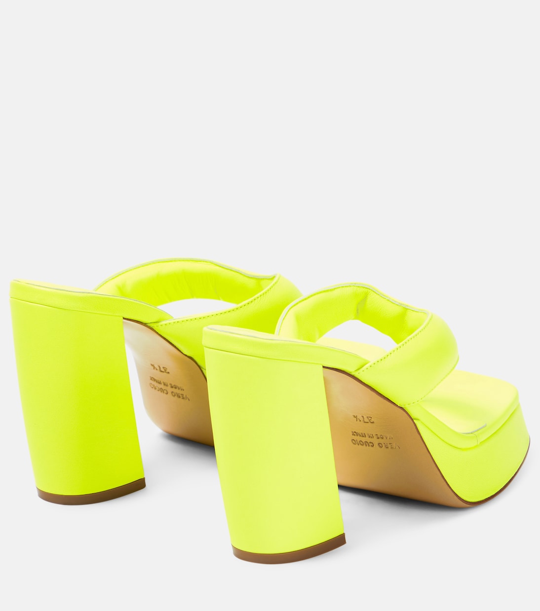 Gia 17 leather platform thong sandals | Gia Borghini
