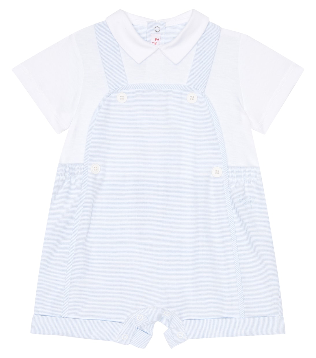 Baby - Jumpsuit corta in misto cotone | Il Gufo