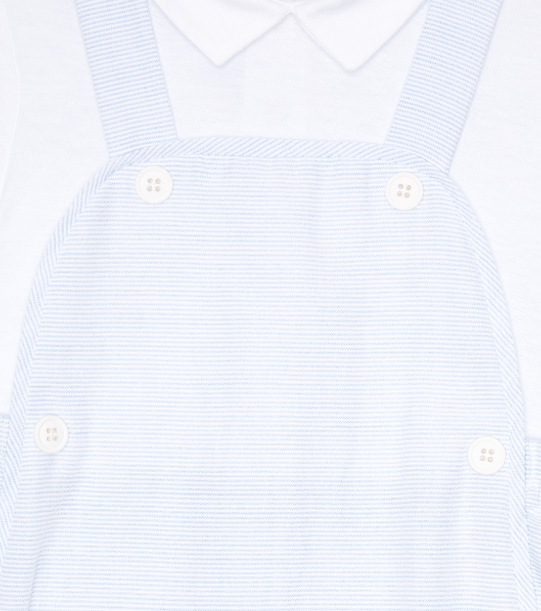 Baby - Jumpsuit corta in misto cotone | Il Gufo