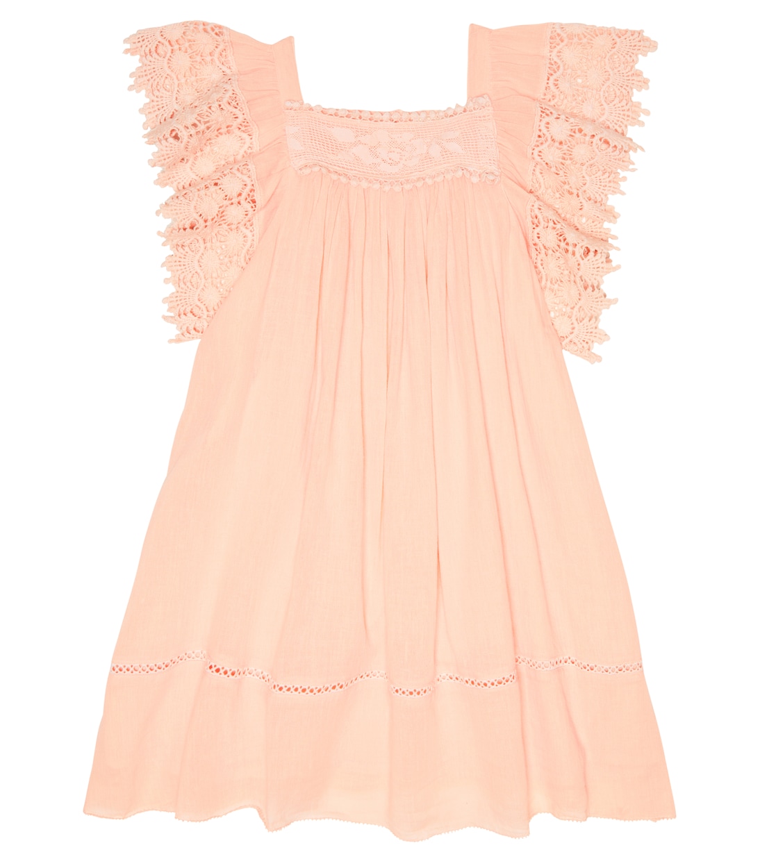 Besticktes Kleid Belina aus Baumwolle | Louise Misha