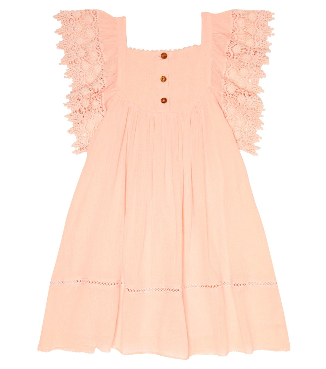 Besticktes Kleid Belina aus Baumwolle | Louise Misha
