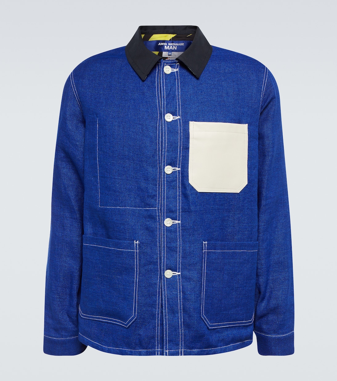 x Roy Lichtenstein linen and cotton jacket | Junya Watanabe