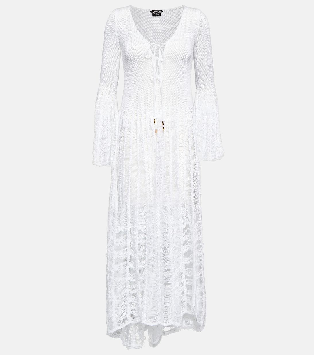 Crochet midi dress | Tom Ford