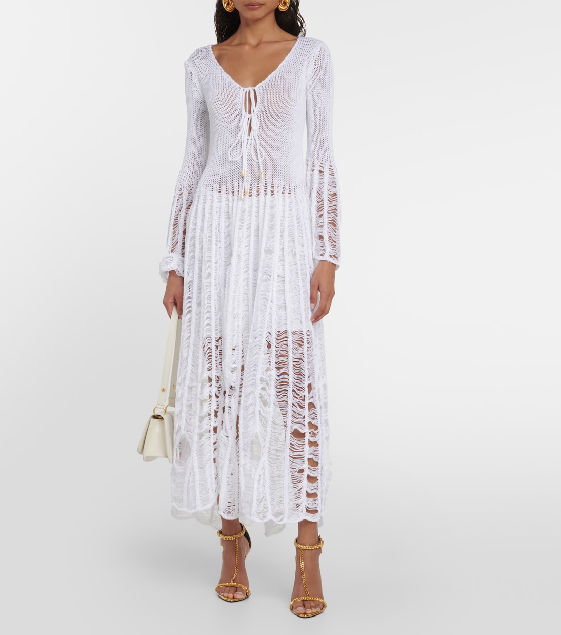 Crochet midi dress | Tom Ford