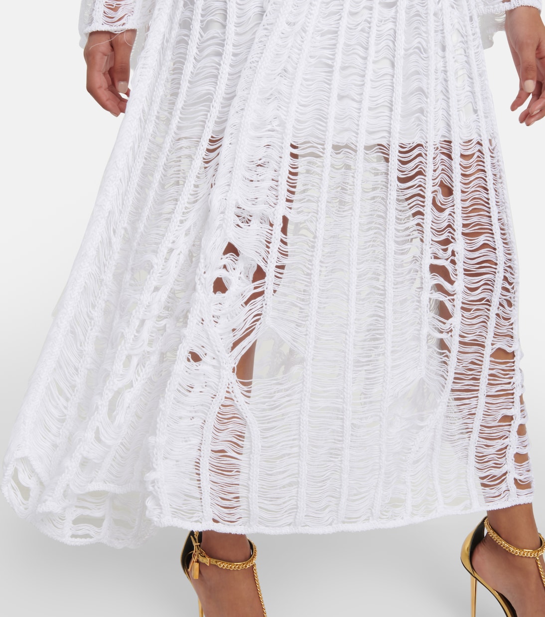 Crochet midi dress | Tom Ford