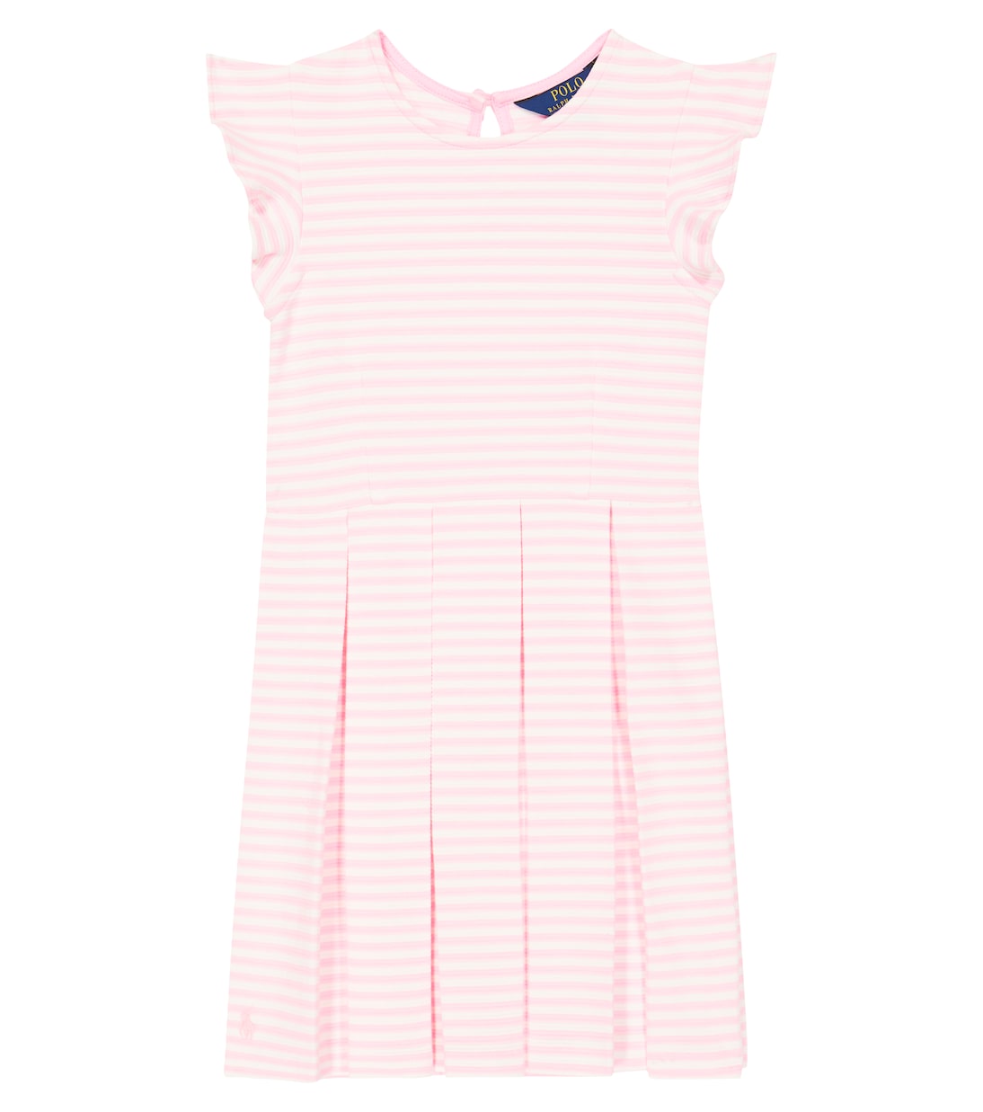 Abito in misto cotone con volant | Polo Ralph Lauren Kids