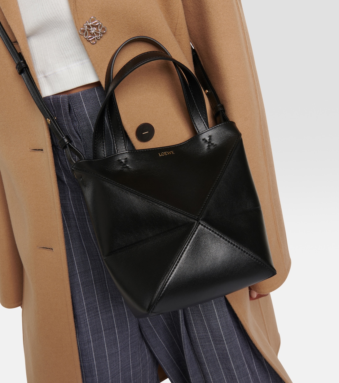 Borsa Puzzle Fold Mini in pelle | Loewe