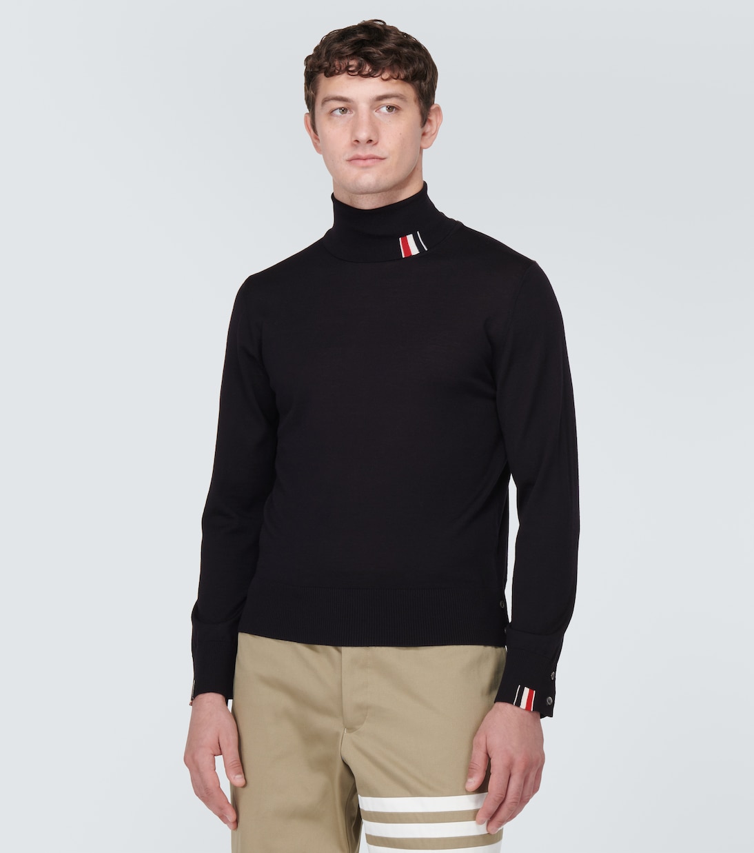 Wool-blend turtleneck sweater | Thom Browne