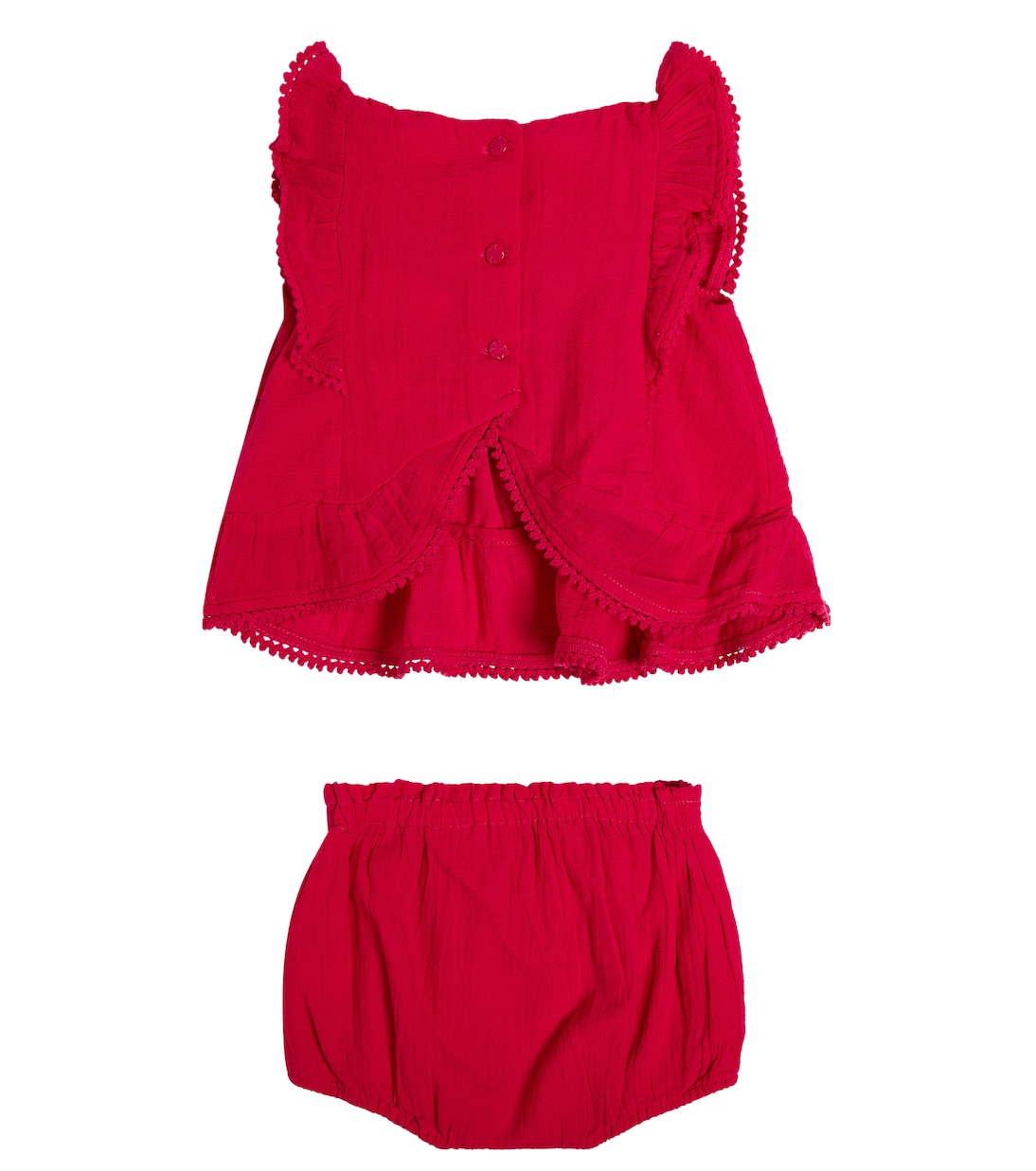 Baby cotton shirt and bloomers set | Polo Ralph Lauren Kids