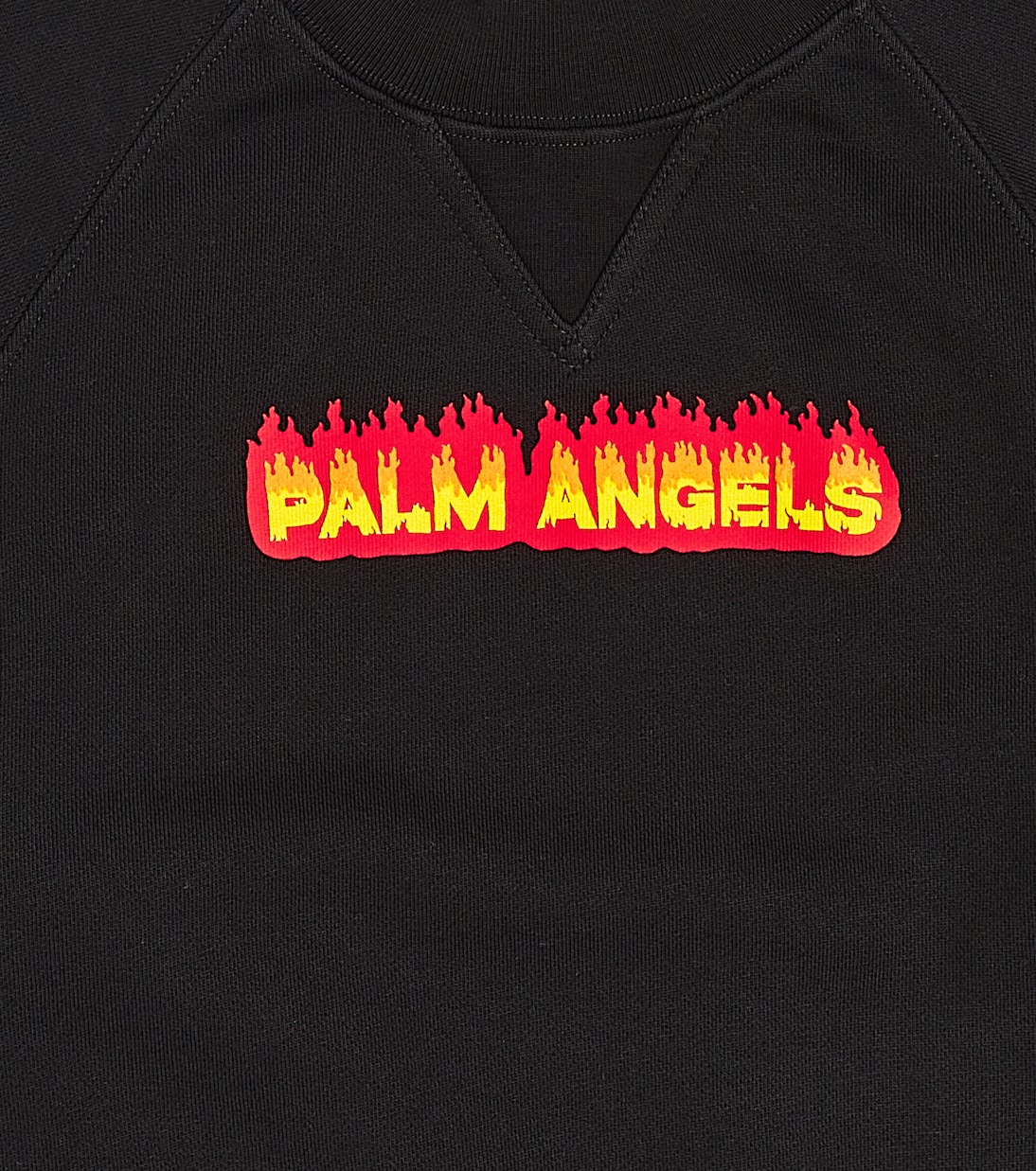 Felpa in cotone con stampa | Palm Angels Kids