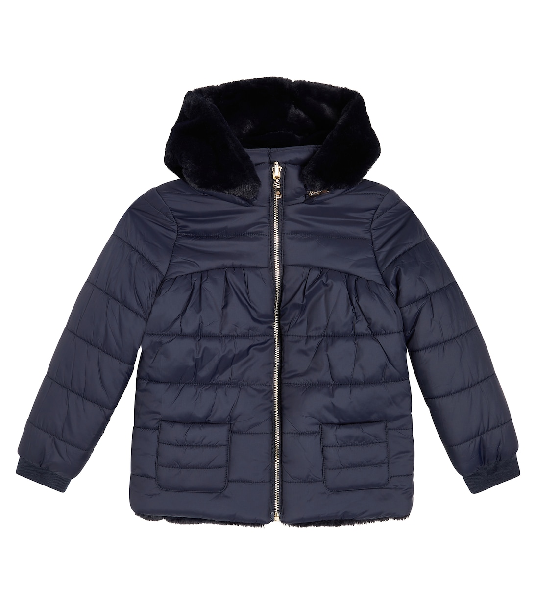 Wendbare Jacke mit Faux Fur | Tartine et Chocolat