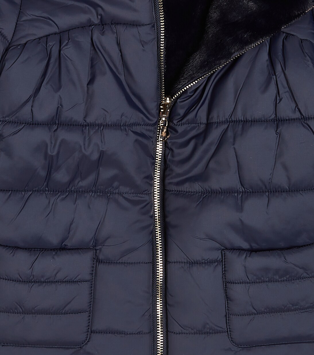 Wendbare Jacke mit Faux Fur | Tartine et Chocolat