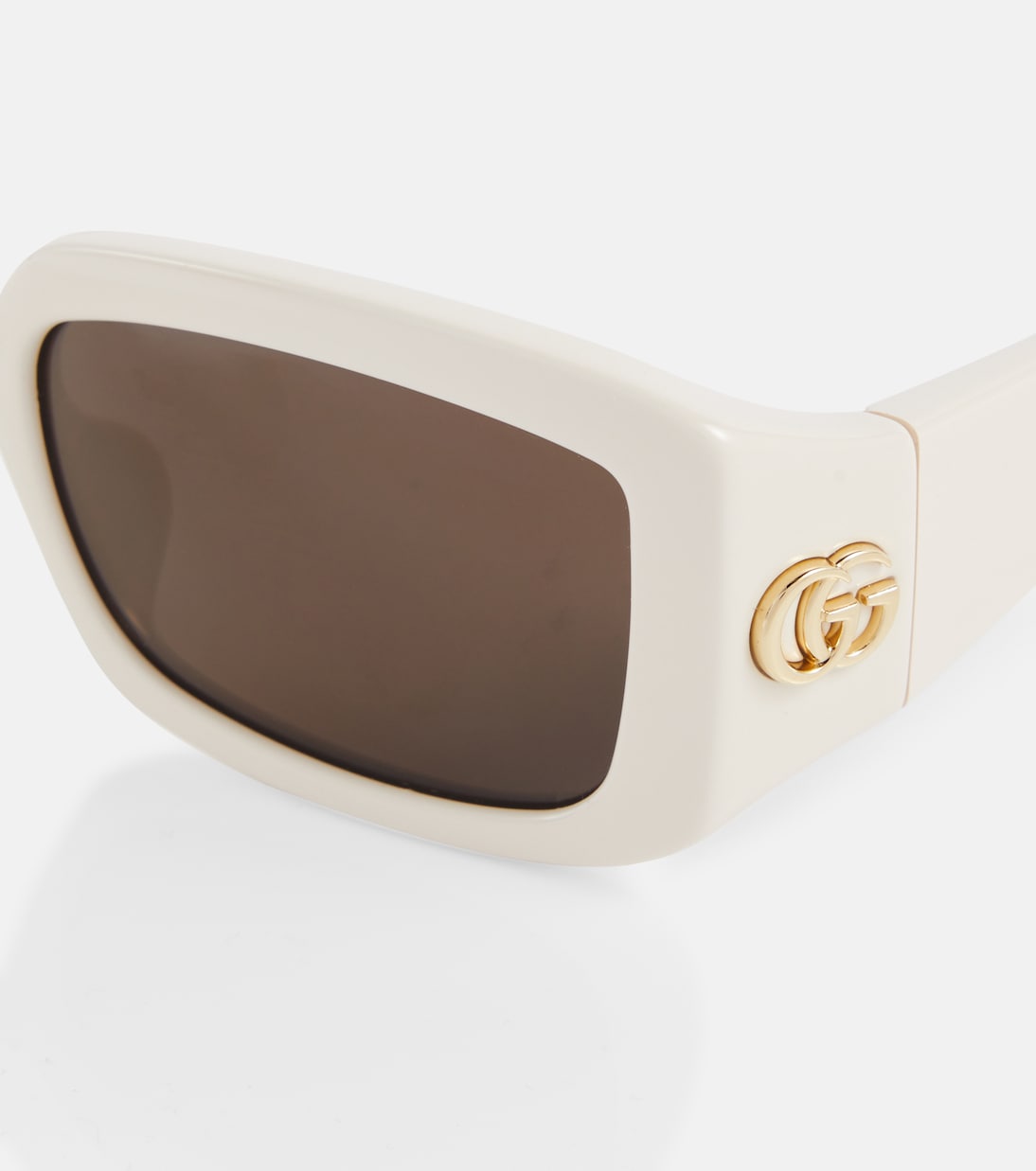 Occhiali da sole rettangolari GUCCI con logo Double G, stile giovane e moderno