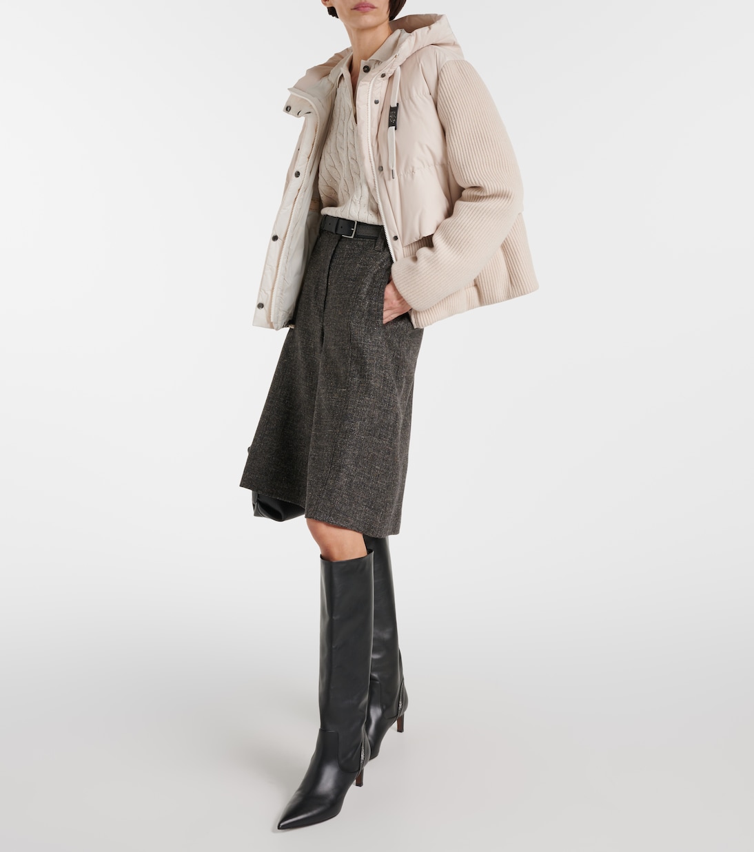 Piumino in misto cotone | Brunello Cucinelli