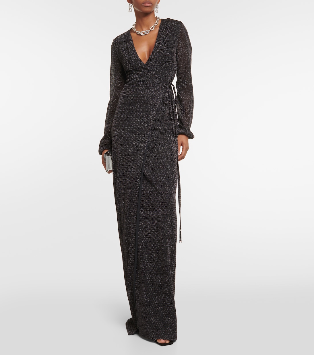 Maxikleid aus Häkelstrick | Missoni