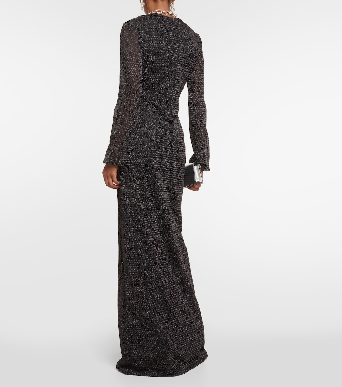 Maxikleid aus Häkelstrick | Missoni