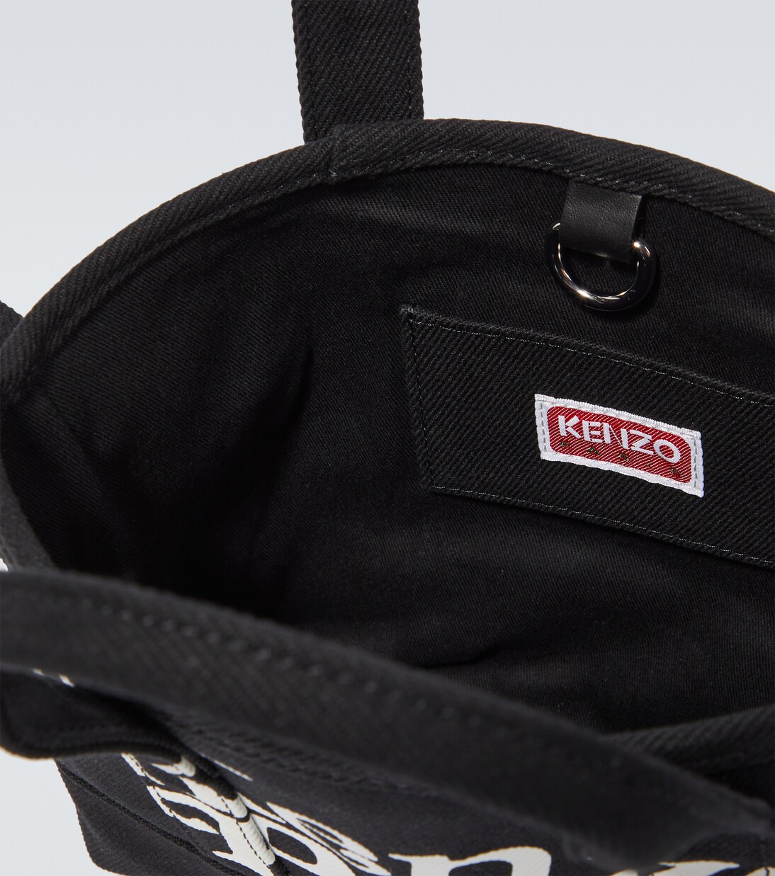 x Verdy Utility Small canvas tote bag in black - Kenzo