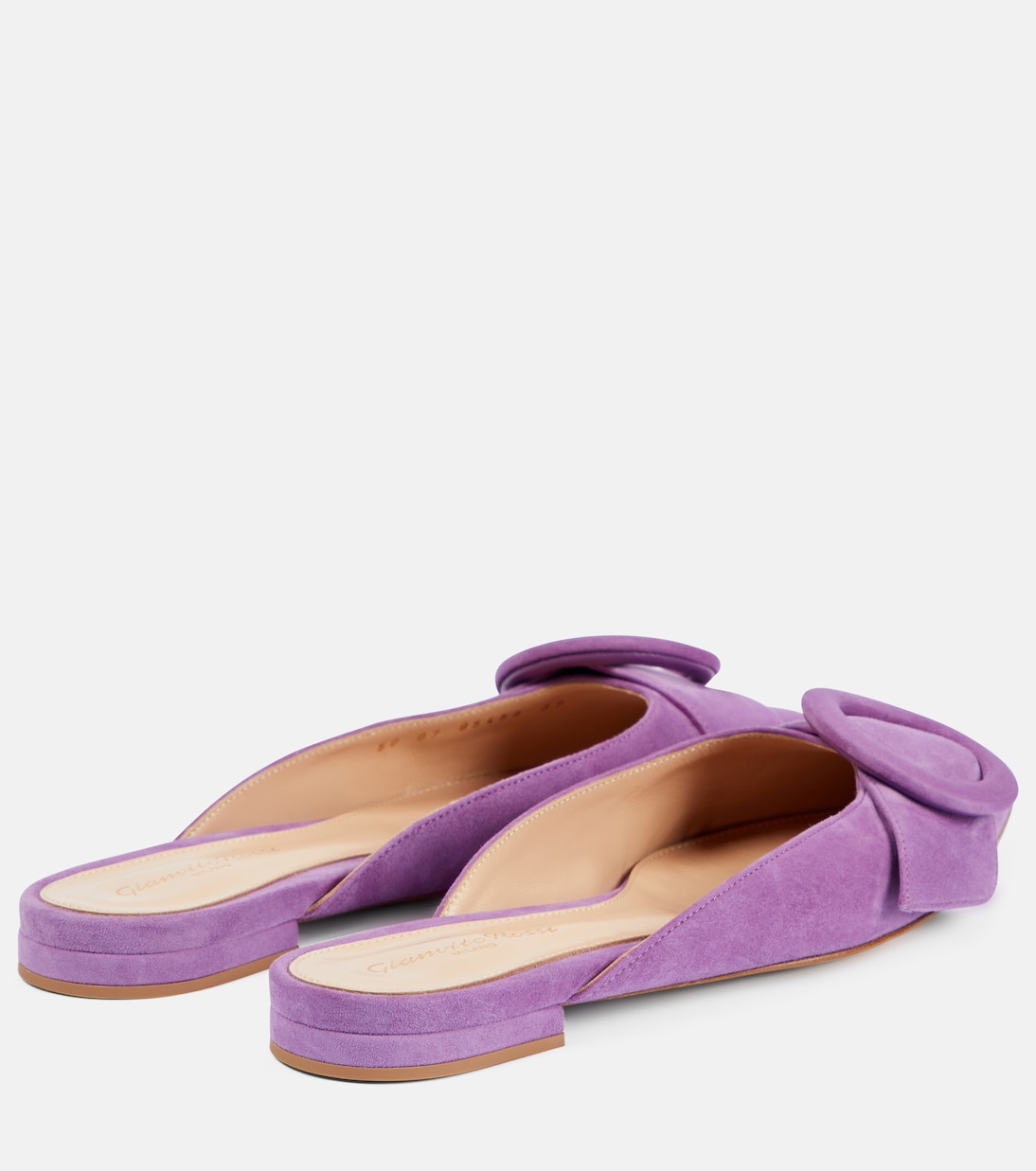 Slippers aus Veloursleder | Gianvito Rossi