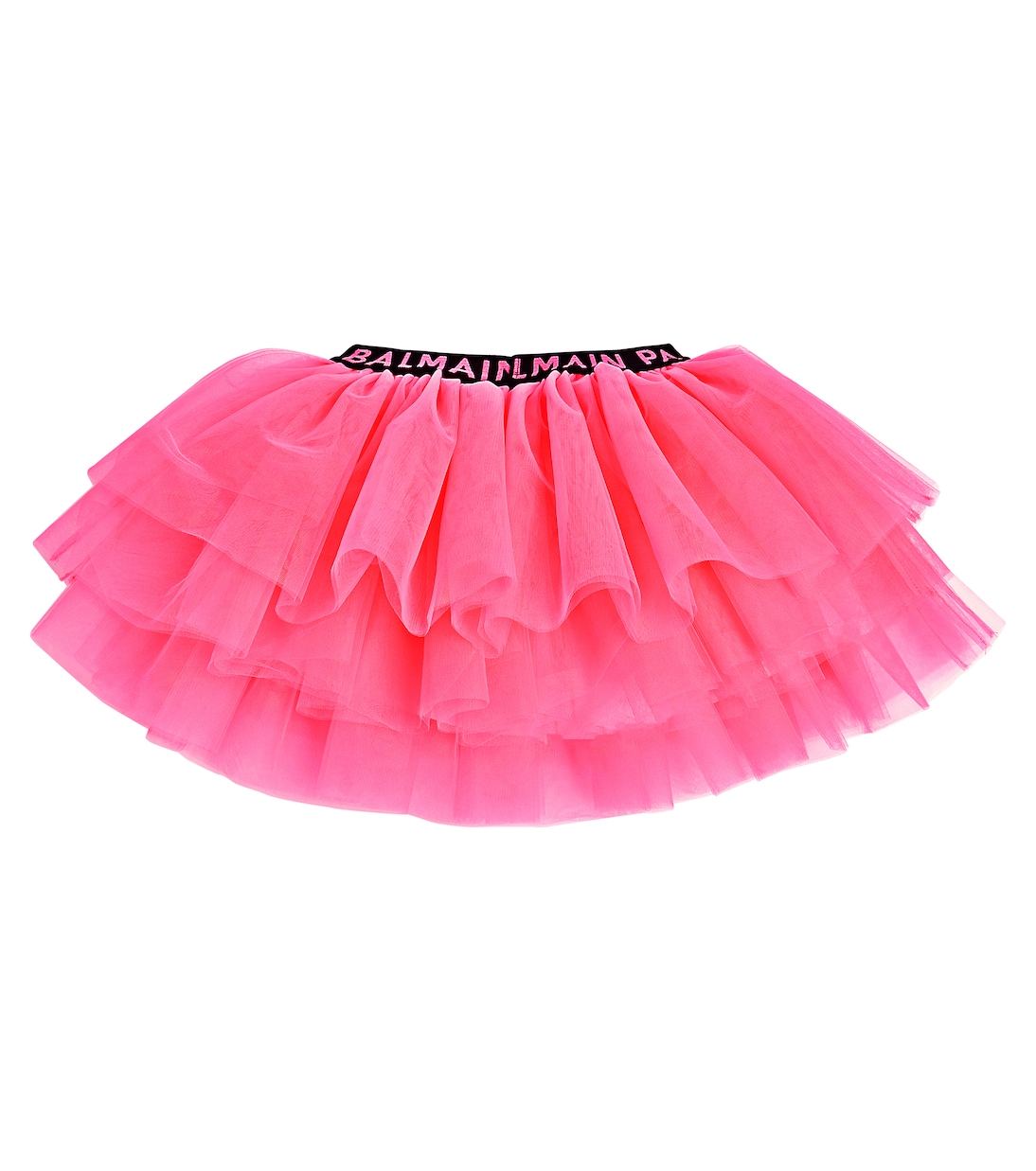 Falda de tul con logo | Balmain Kids
