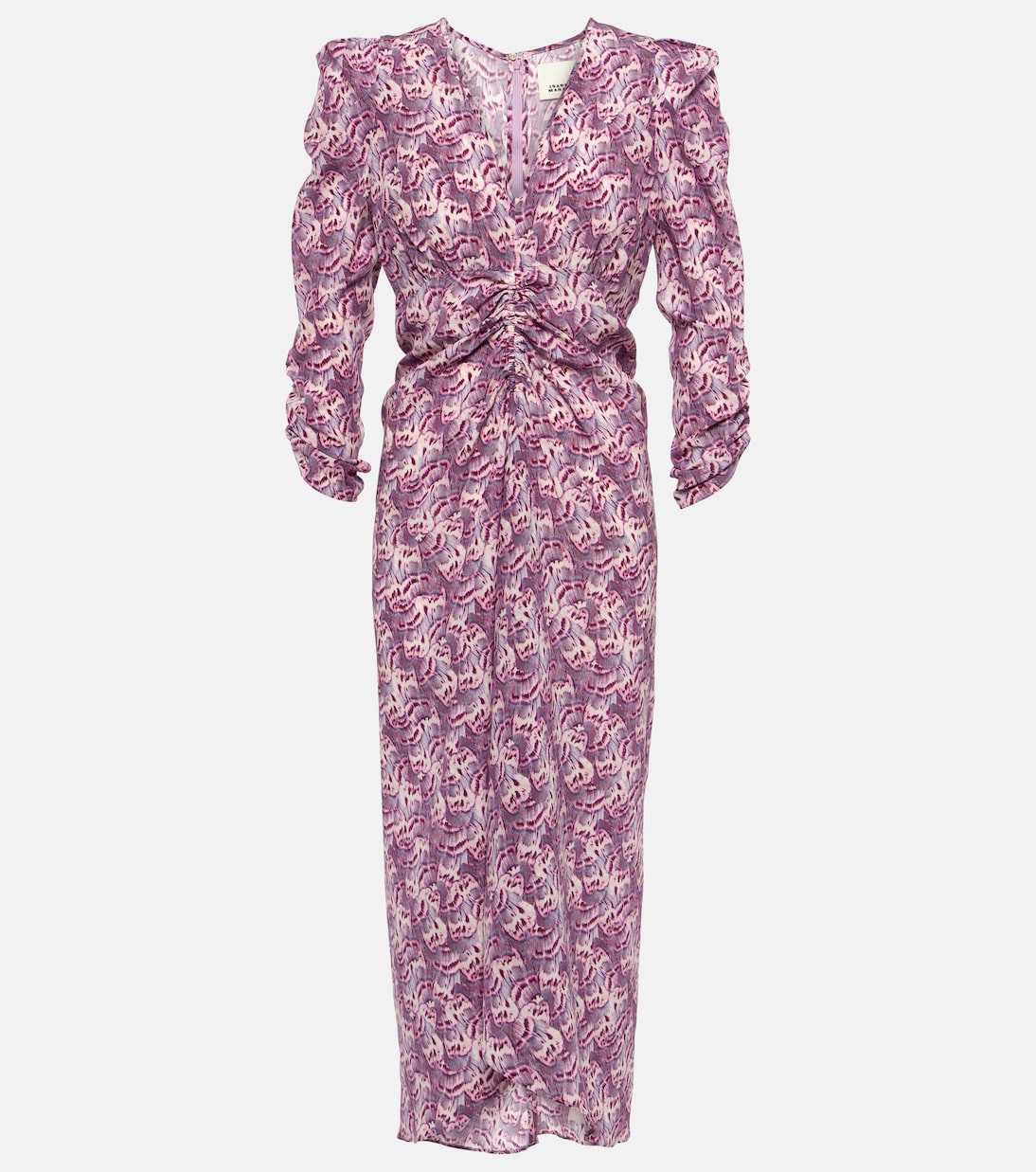 Midikleid Albini aus einem Seidengemisch | Isabel Marant