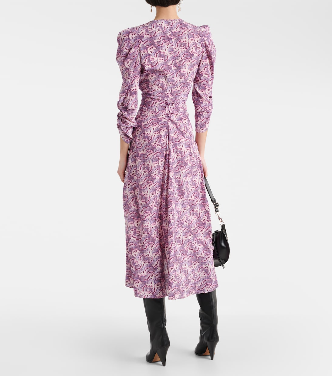 Midikleid Albini aus einem Seidengemisch | Isabel Marant