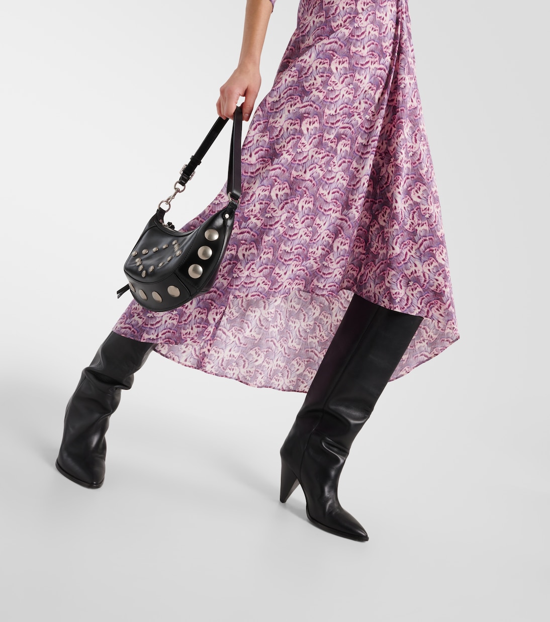 Midikleid Albini aus einem Seidengemisch | Isabel Marant