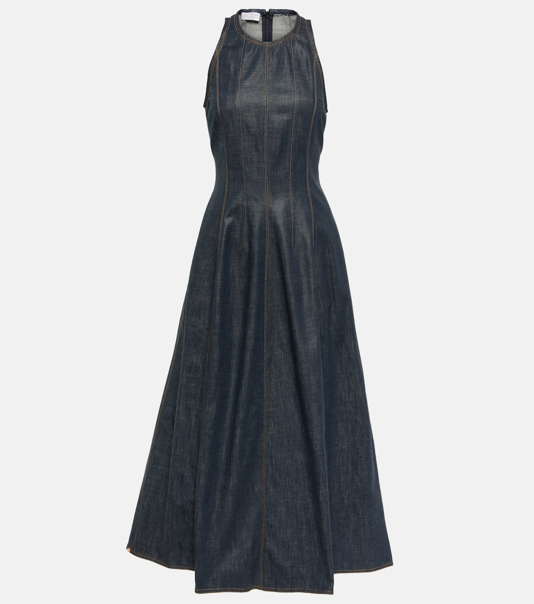 Abito midi di jeans | Brunello Cucinelli