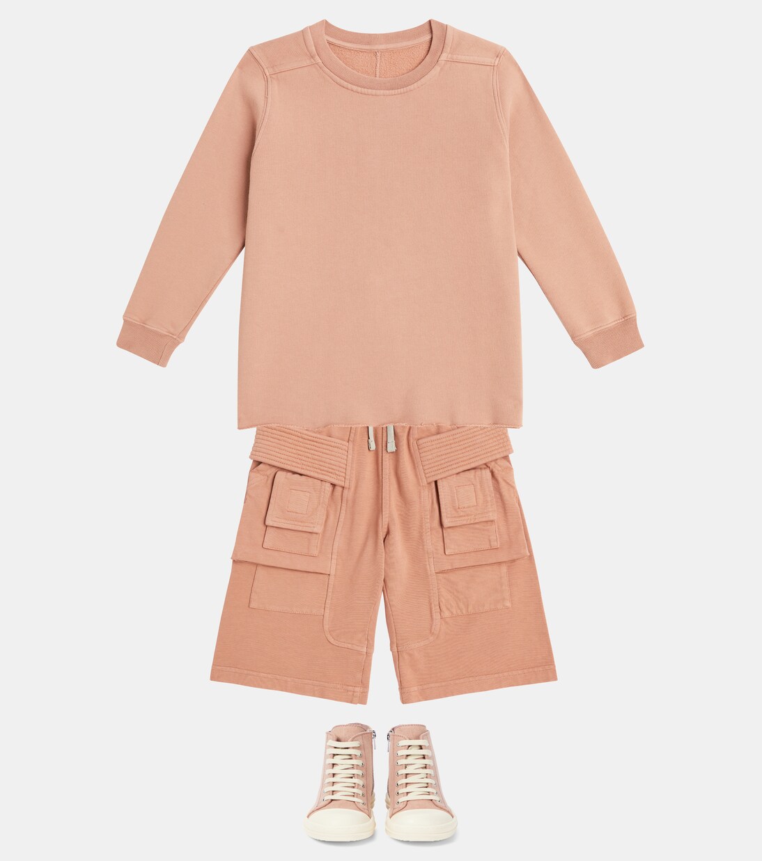 Sweat-shirt Lido en coton | Rick Owens Kids