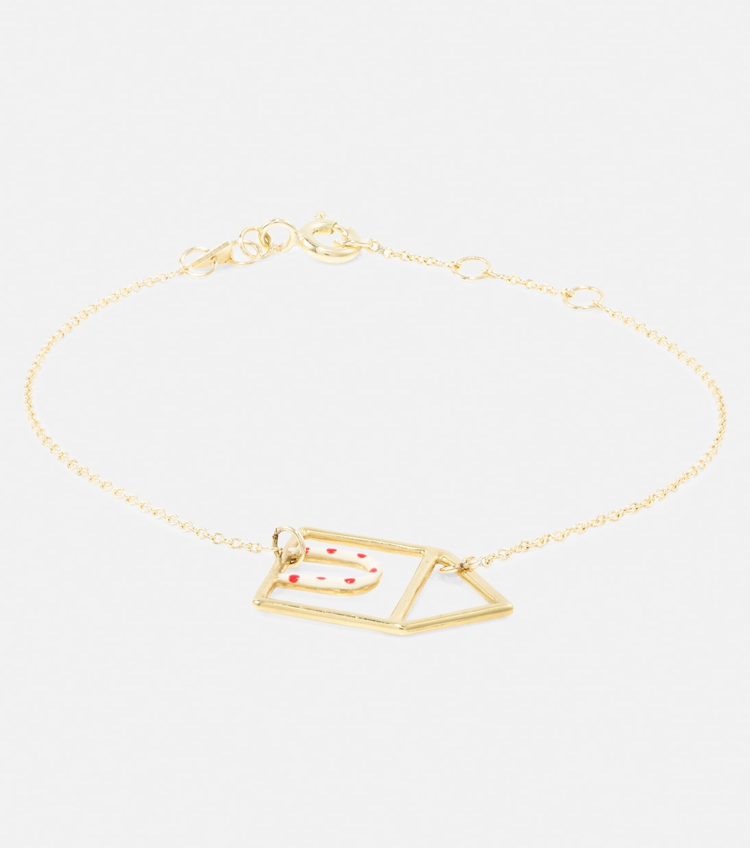 Bracelet Casita en or 9 ct et émail | Aliita
