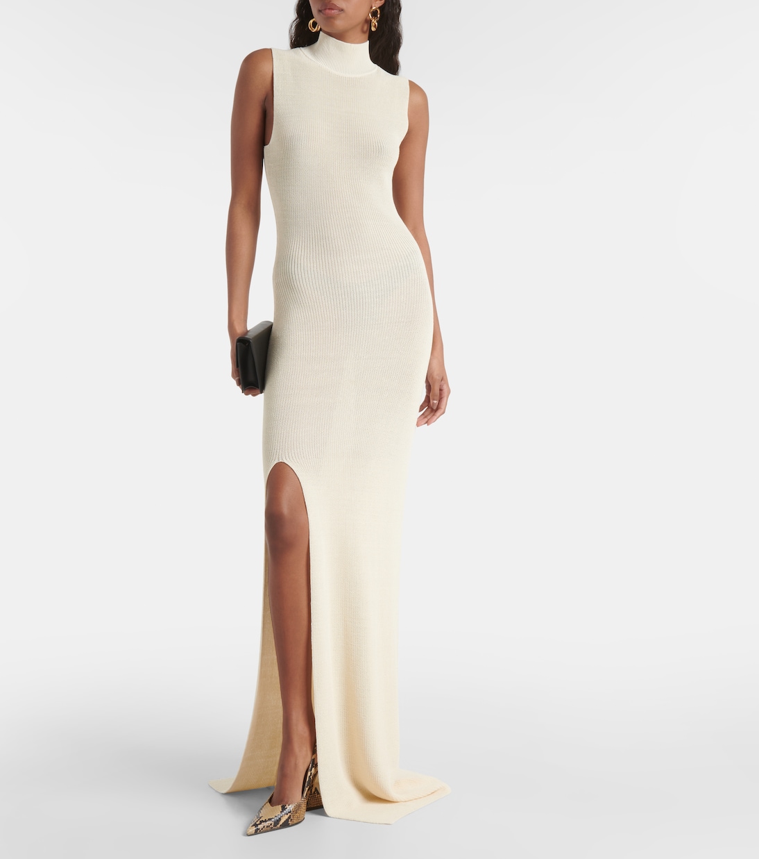 Abito lungo Berin in misto cotone | Aya Muse