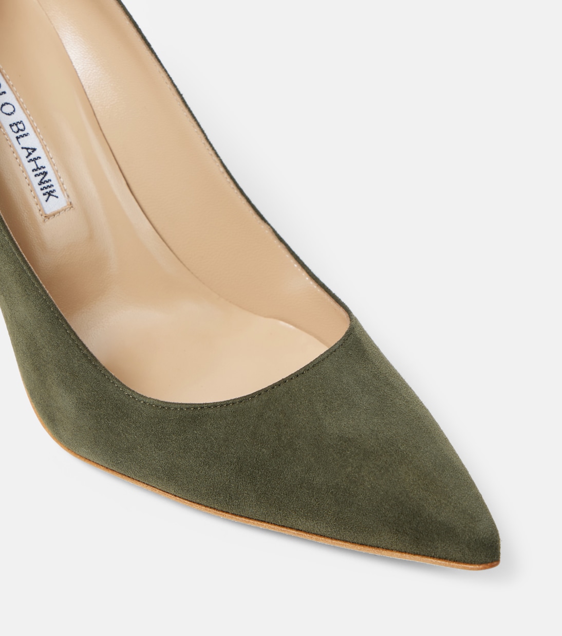 Escarpins BB 90 en daim | Manolo Blahnik